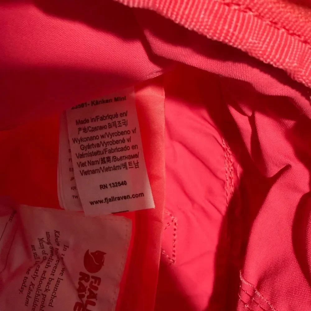Fjällräven Kånken Mini Backpack Pink